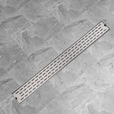 Gerade Duschrinne Linien 1030x140 mm Edelstahl